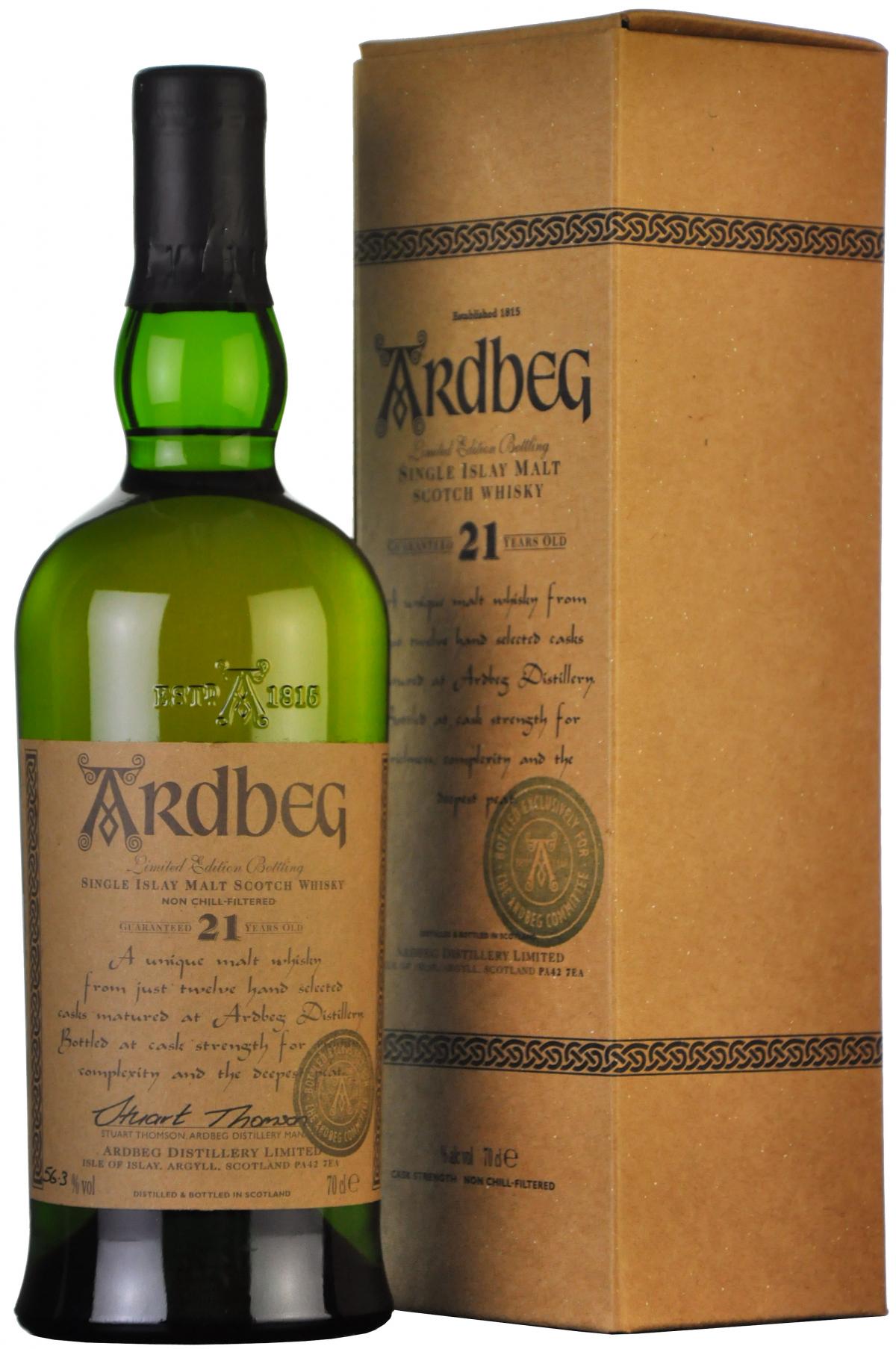 Ardbeg 21 Year Old | Committee Release 2001