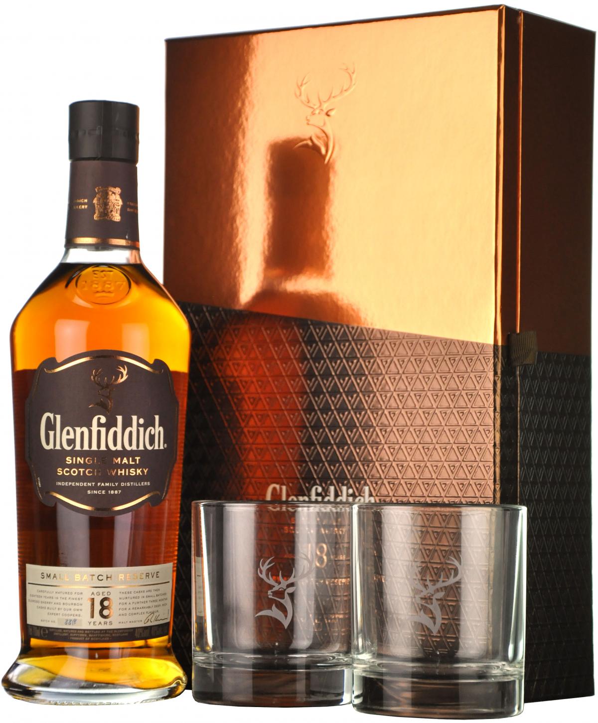 Glenfiddich 18 Year Old Glass Pack