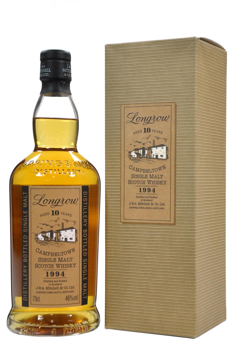 longrow 1994, 10 year old, springbank campbeltown single malt scotch whisky