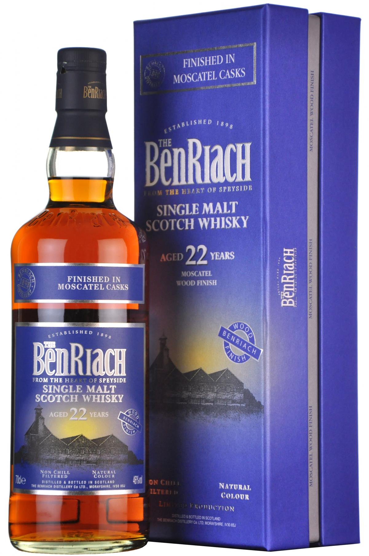 Benriach 22 Year Old Moscatel Finish