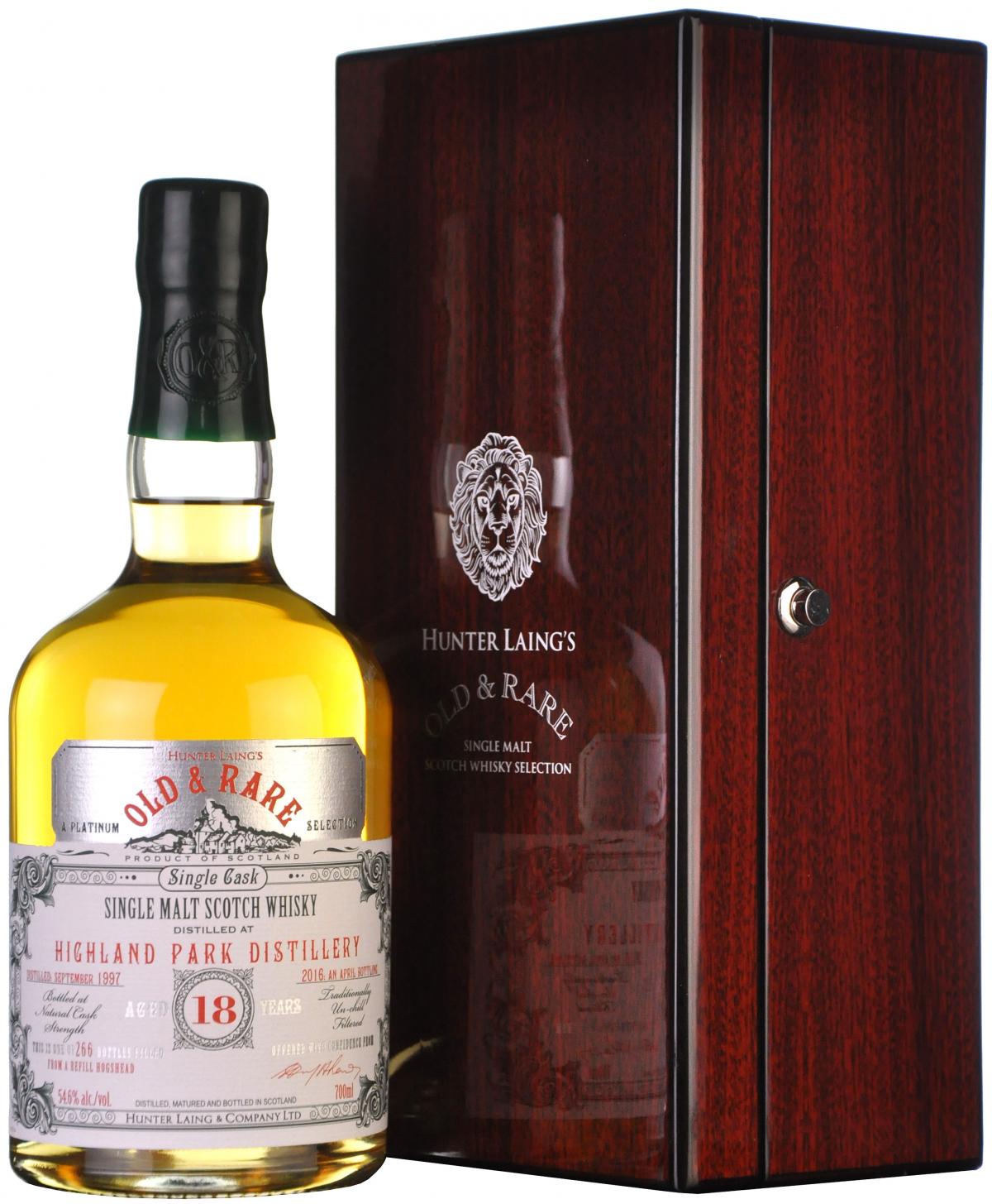 Highland Park 1997-2016 | 18 Year Old Hunter Laing Old & Rare Platinum Selection Single Cask