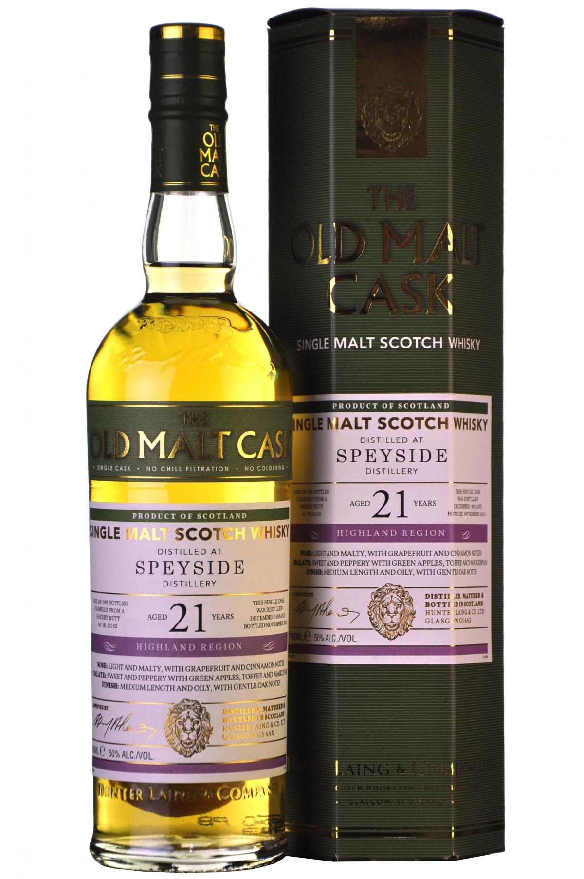 Speyside 1993-2015 | 21 Year Old | Old Malt Cask 12162