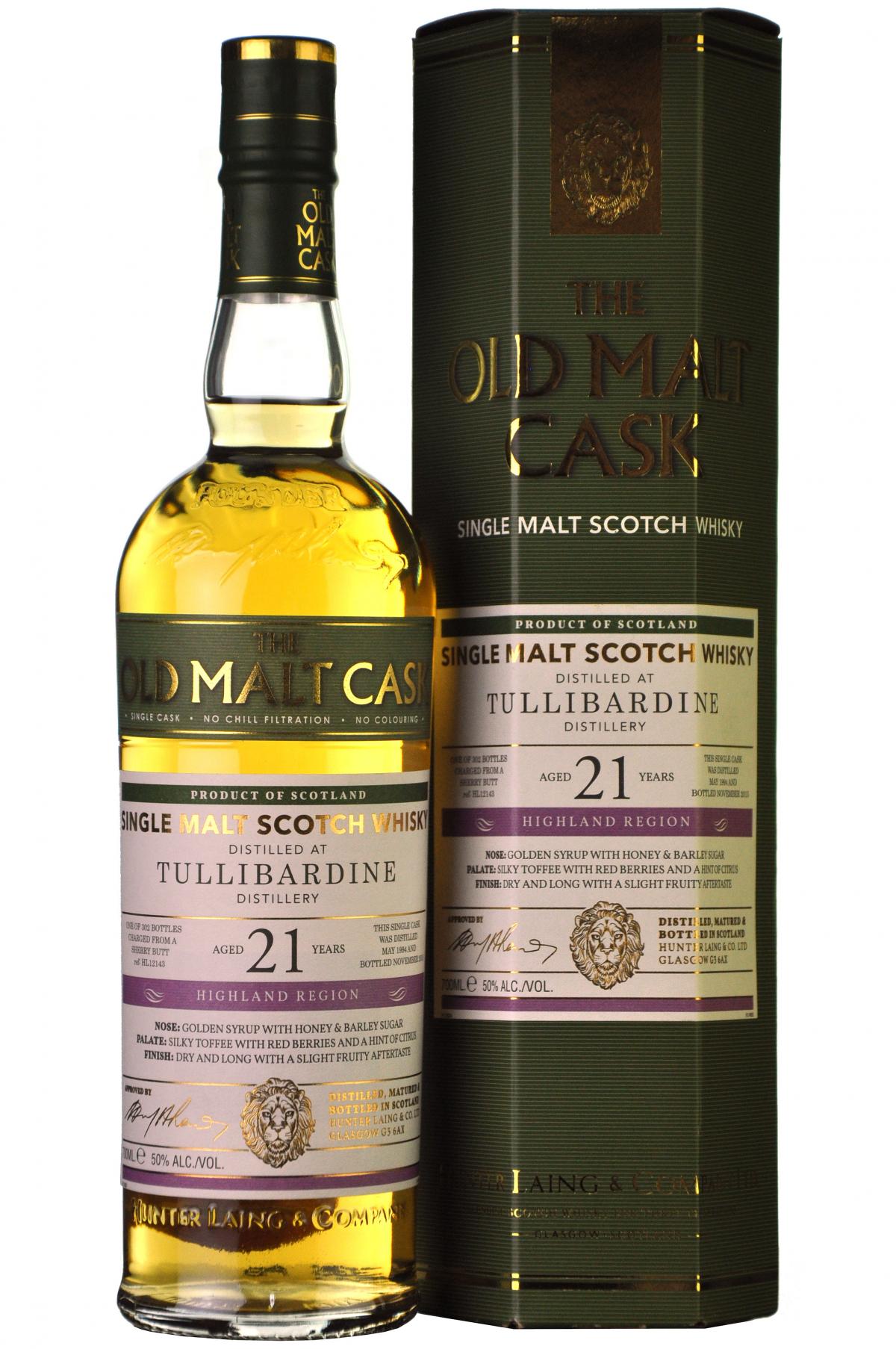 Tullibardine 1994-2015 | 21 Year Old | Old Malt Cask 12143