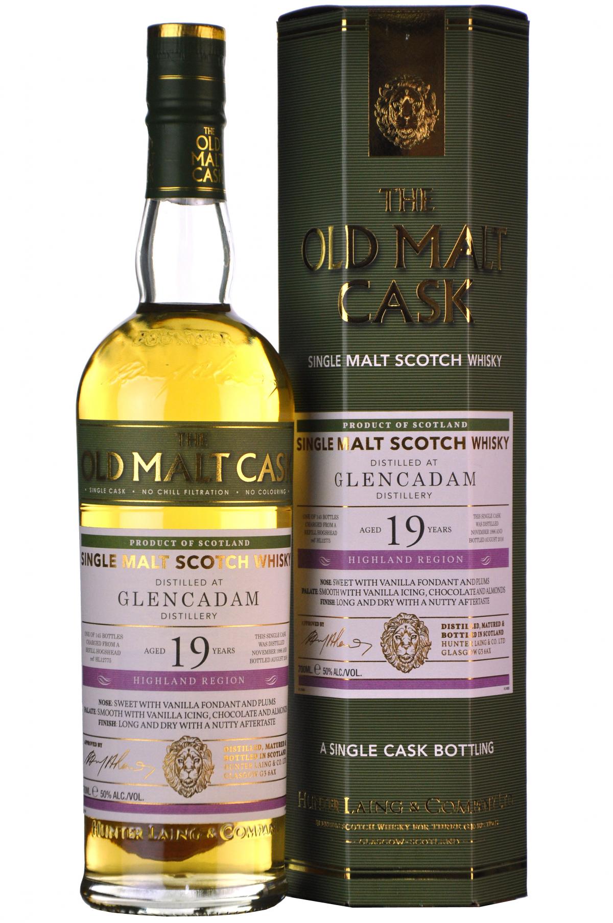 Glencadam 1996-2016 | 19 Year Old | Old Malt Cask 12775