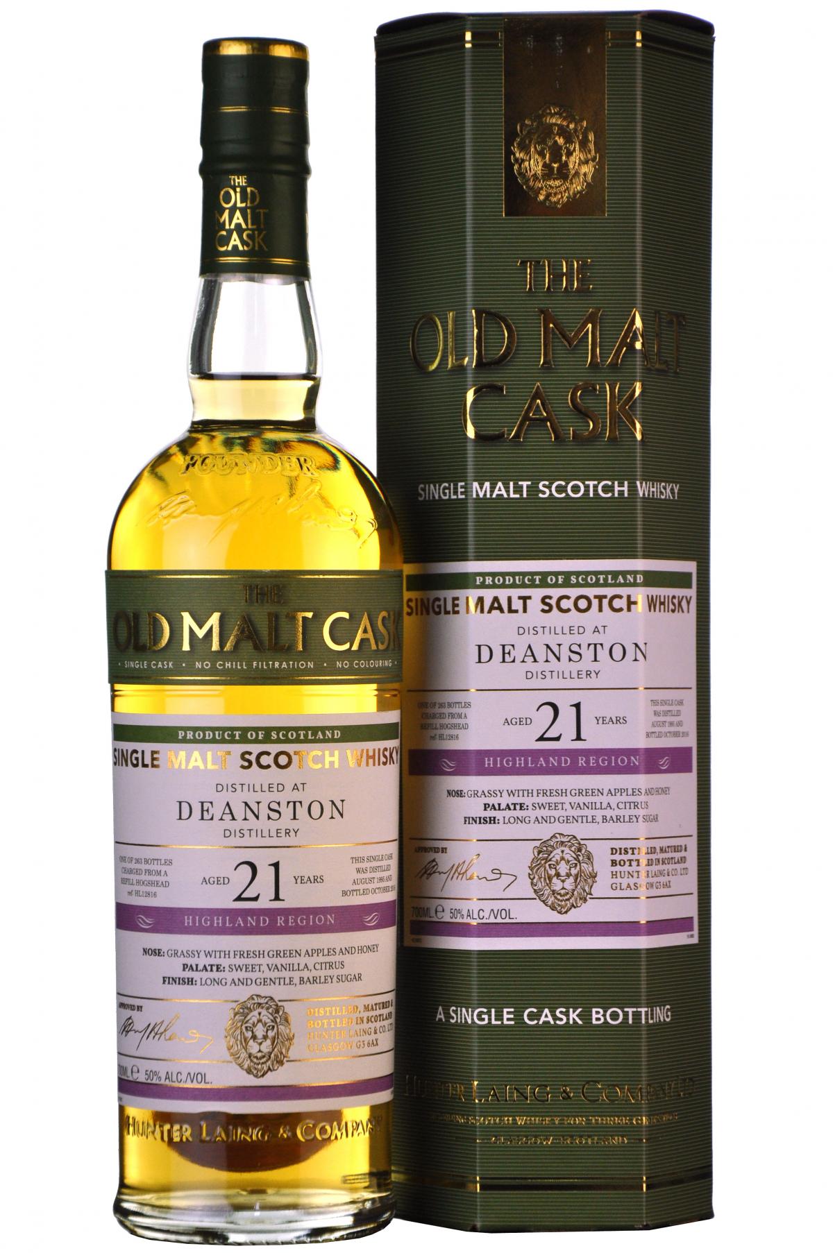 Deanston 1995-2016 | 21 Year Old | Old Malt Cask 12816