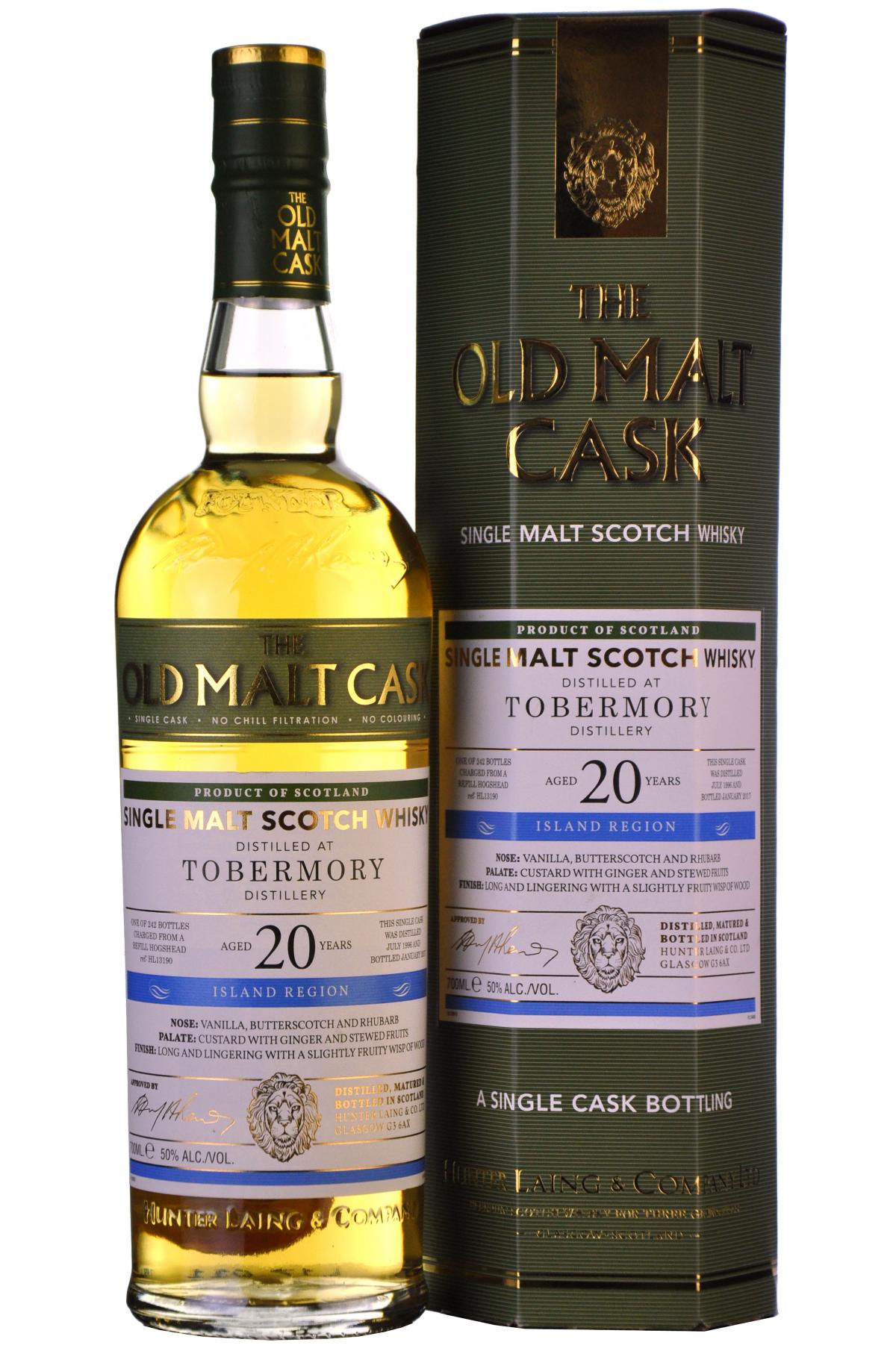 Tobermory 1996-2017 | 20 Year Old | Old Malt Cask 13190