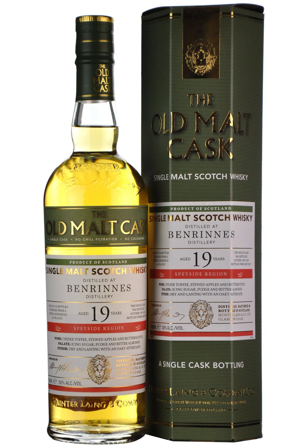 Benrinnes 1997-2017 | 19 Year Old | Old Malt Cask 13272