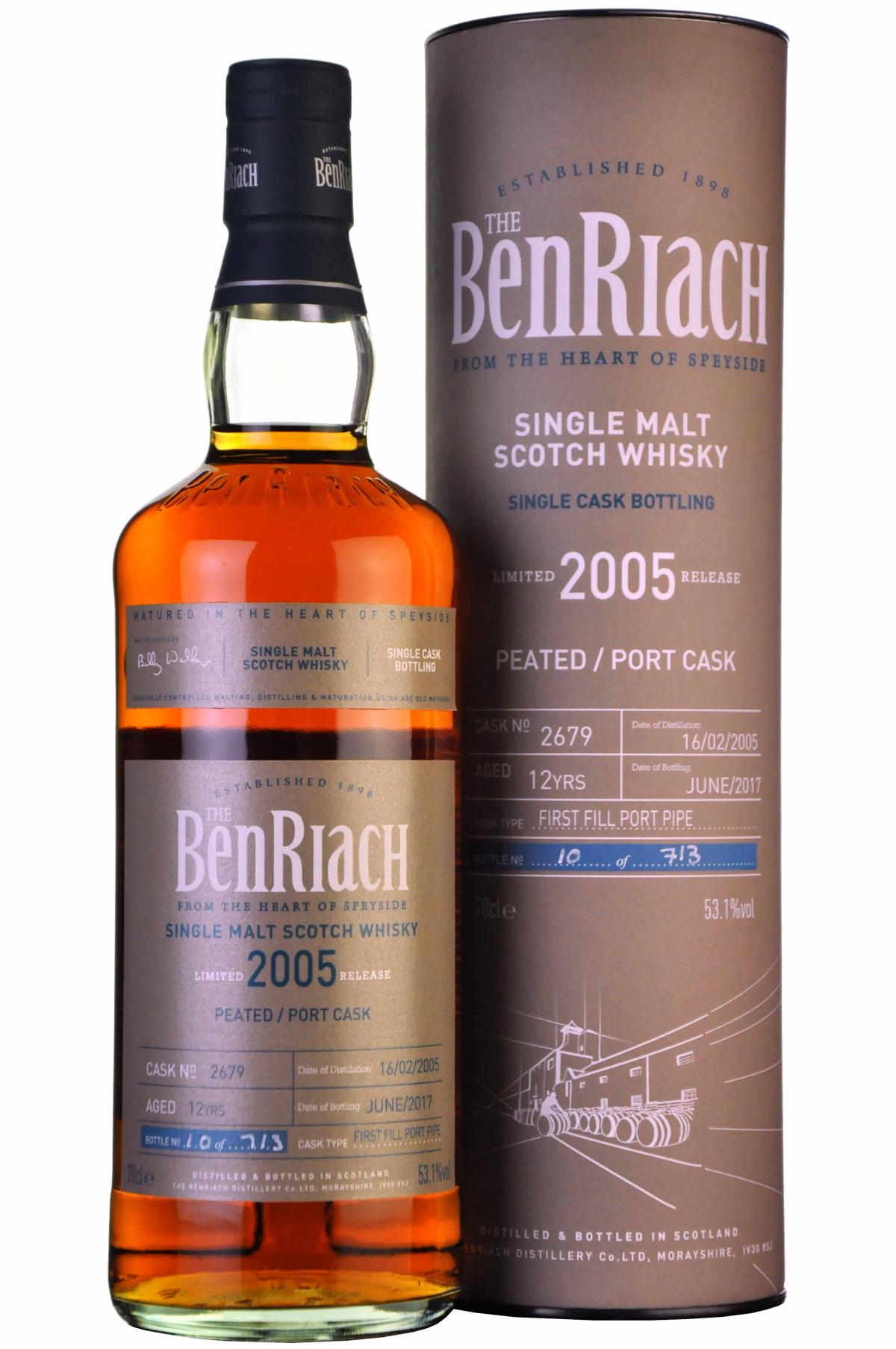 Benriach 2005-2017 | 12 Year Old | Single Cask 2679 | Batch 14