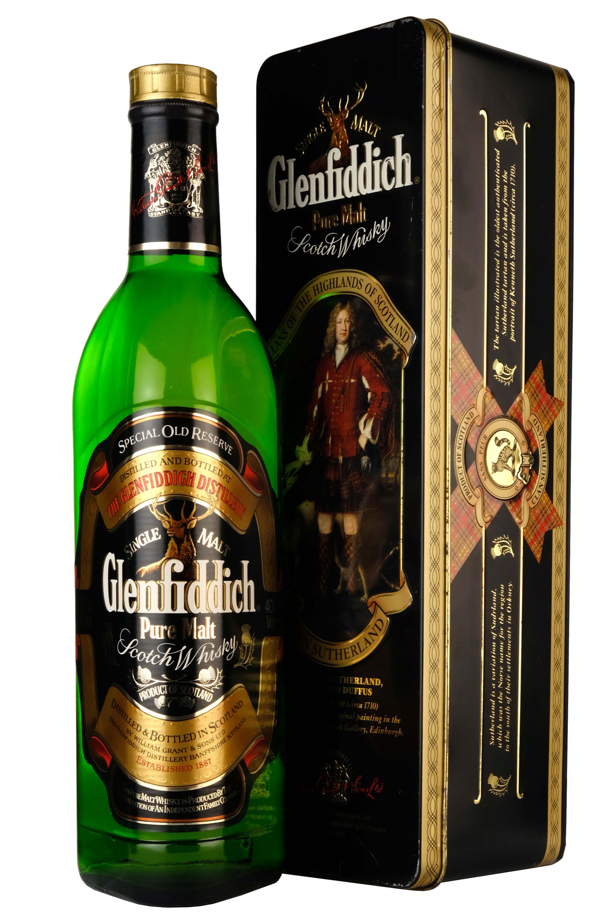 Glenfiddich Special Old Reserve Pure Malt - Clan Sutherland (1990s)