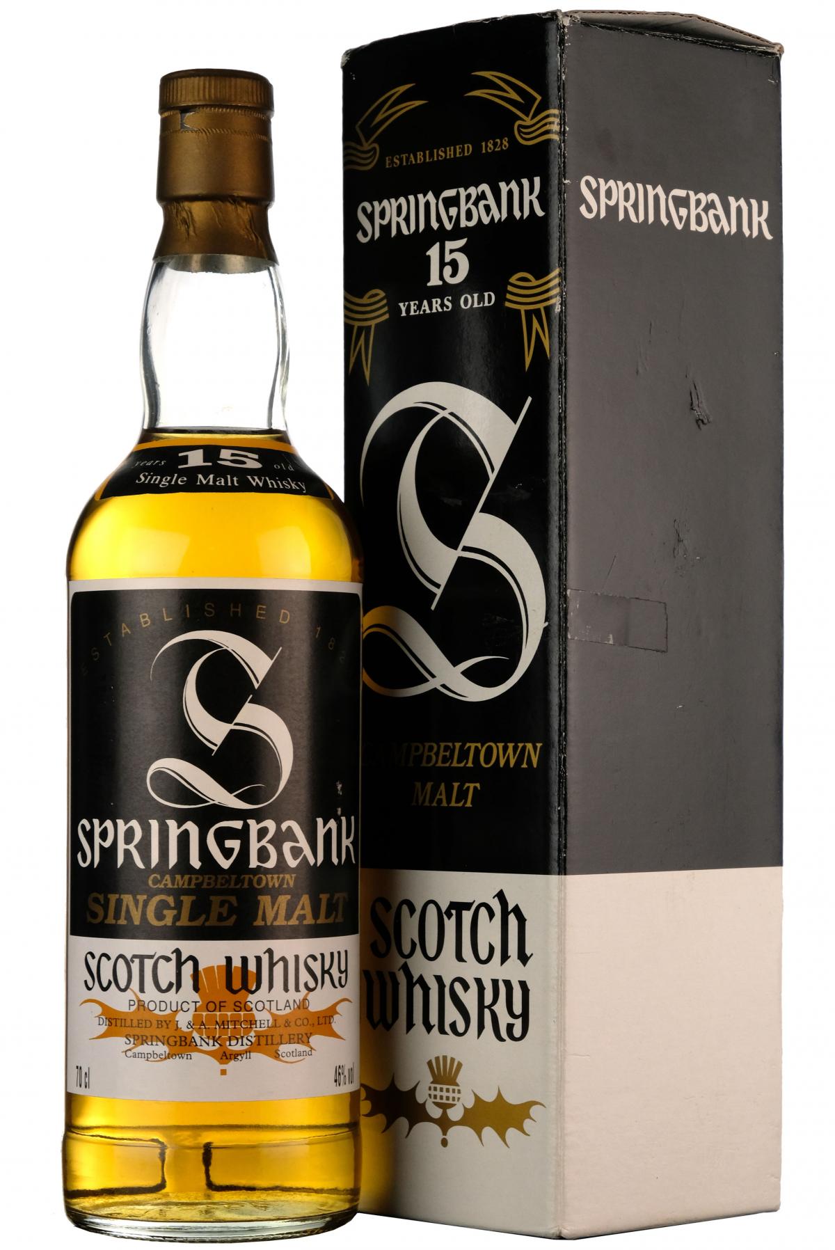 springbank, 15, year, old, campbeltown, single, malt, scotch, whisky, whiskey