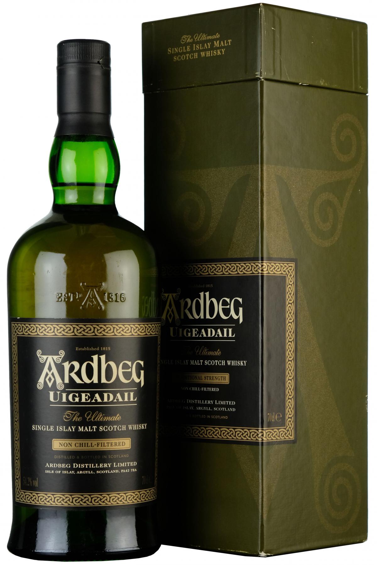 ardbeg uigeadail, bottled 2006, islay single malt scotch whisky