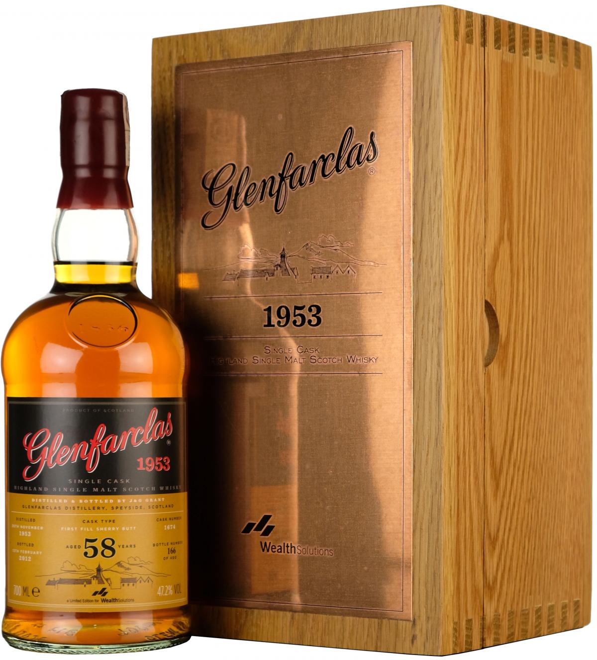 Glenfarclas 1953-2012 | 58 Year Old Single Cask 1674