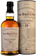 balvenie single barrel, matured in sherry for 15 years, speyside scotch malt whisky, whiskey
