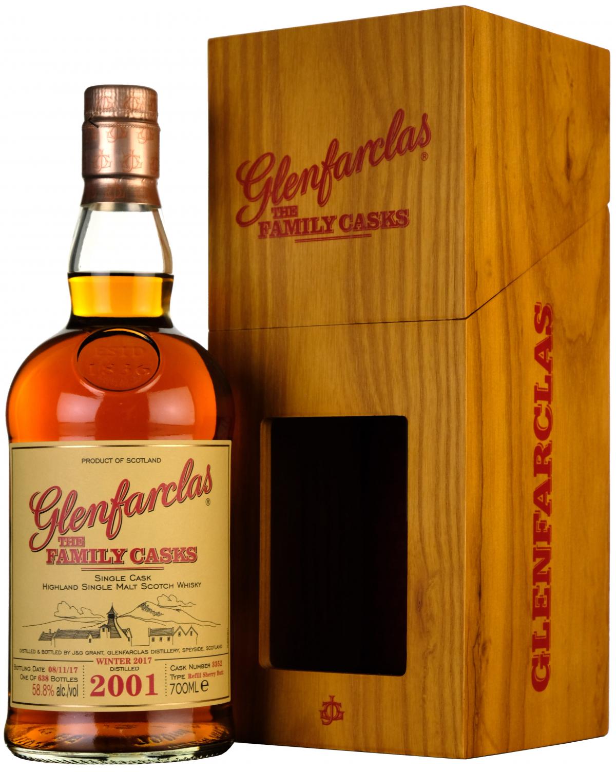 Glenfarclas 2001-2017 | The Family Cask 3352