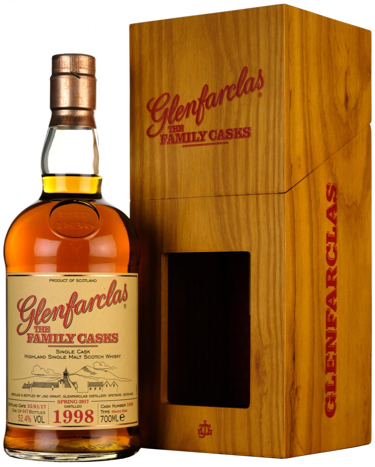 Glenfarclas 1998-2017 | The Family Cask 1698