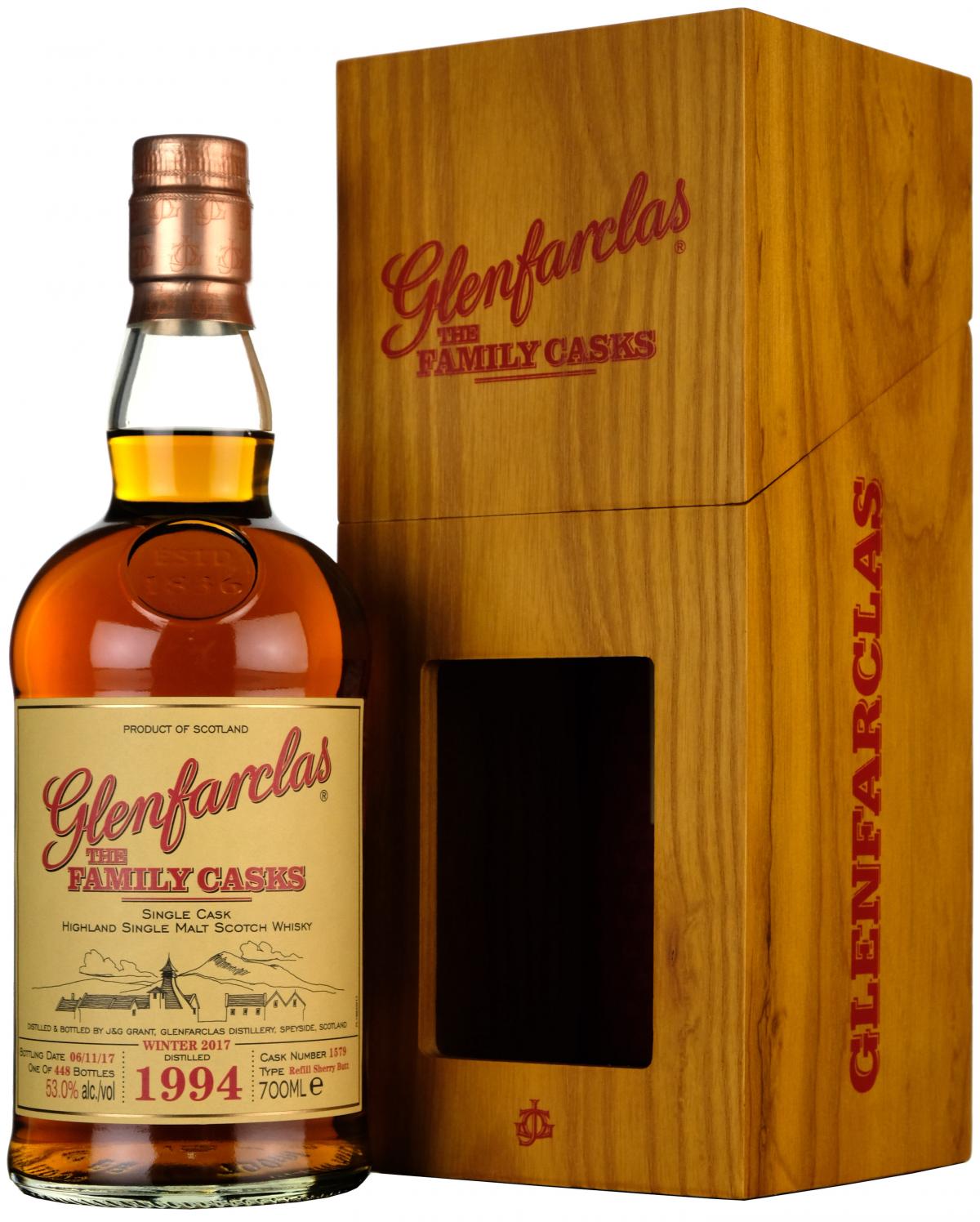 Glenfarclas 1994-2017 | The Family Cask 1579