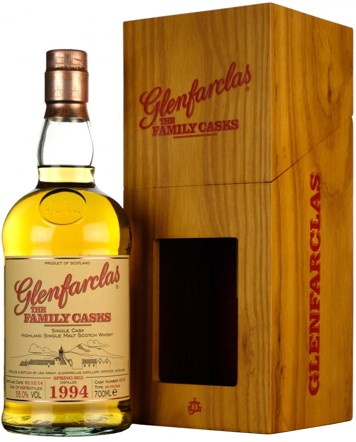 glenfarclas 1994, the family cask 4319, speyside single malt scotch whisky