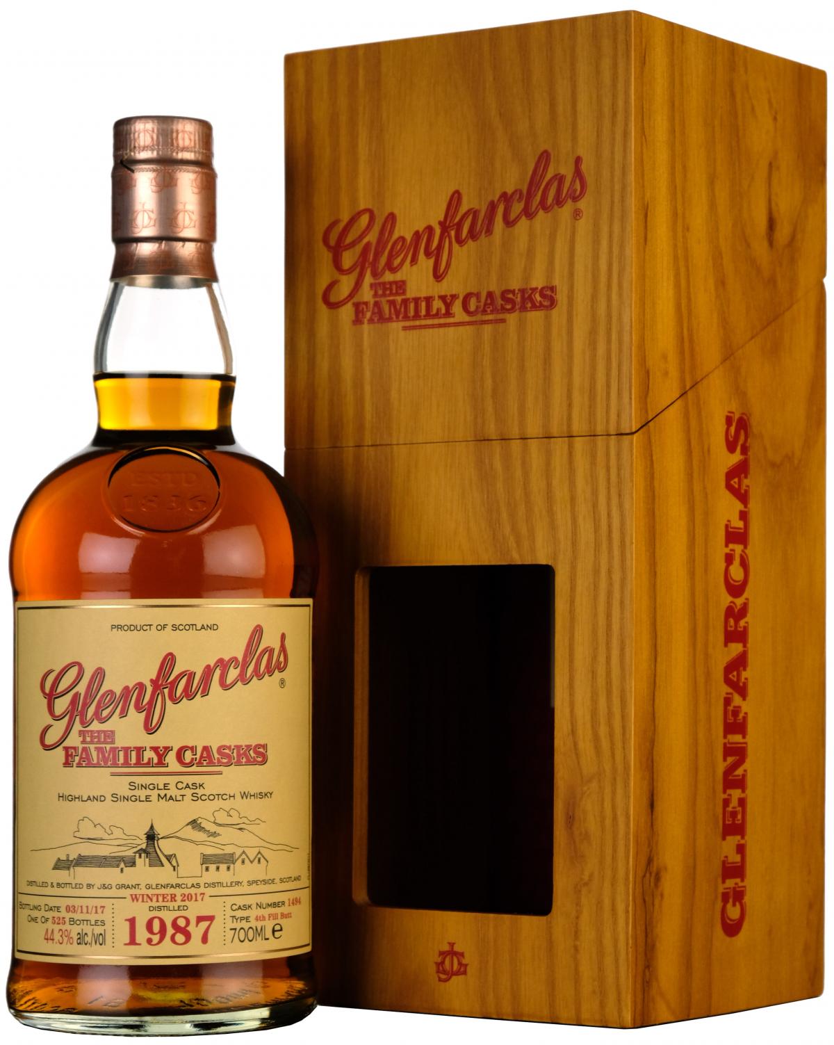 Glenfarclas 1987-2017 | The Family Cask 1494