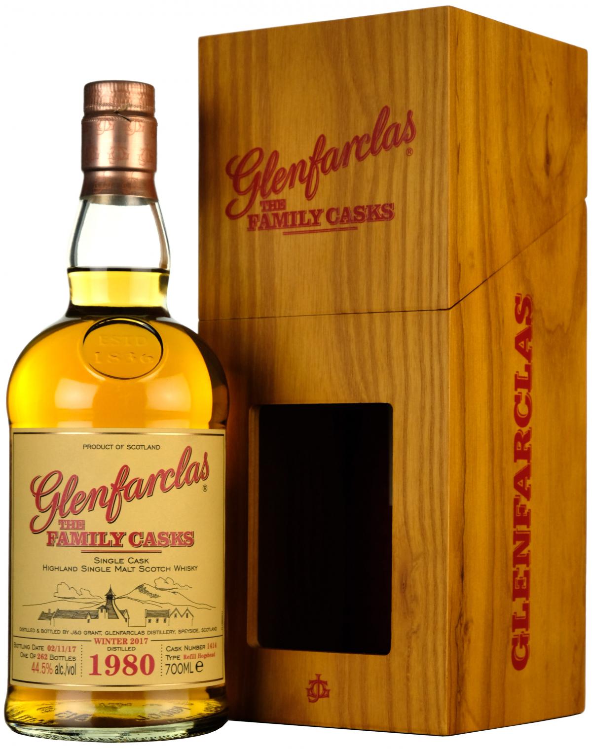 Glenfarclas 1980-2017 | The Family Cask 1414