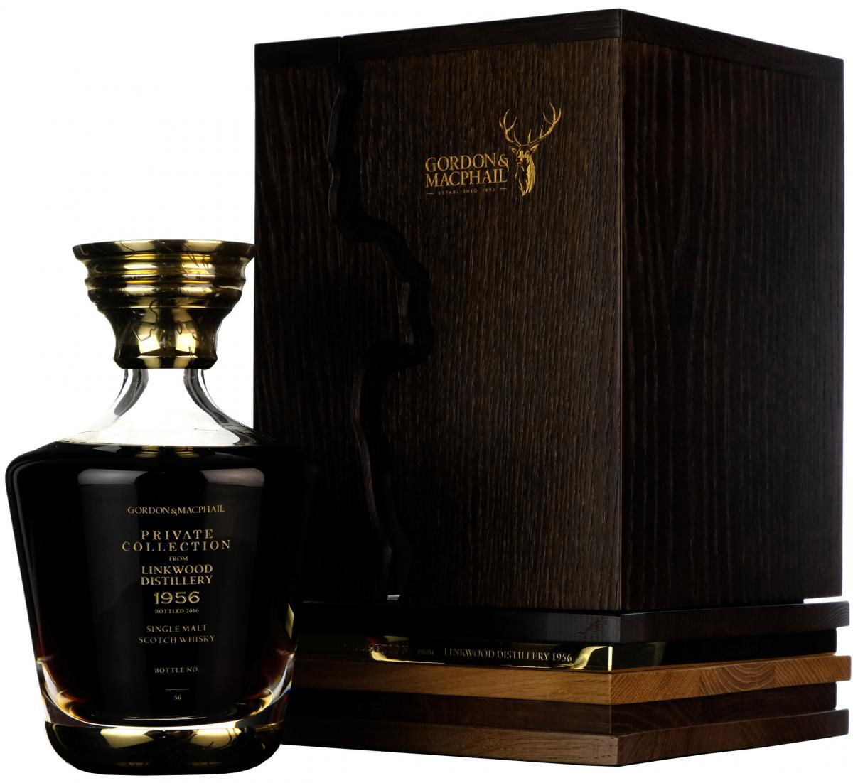 gordon & macphail, private collection, linkwood 1956, single cask number 20, 60 year old,