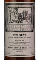 talisker 1972, berry brothers & rudd, bottled 1991, whisky sample