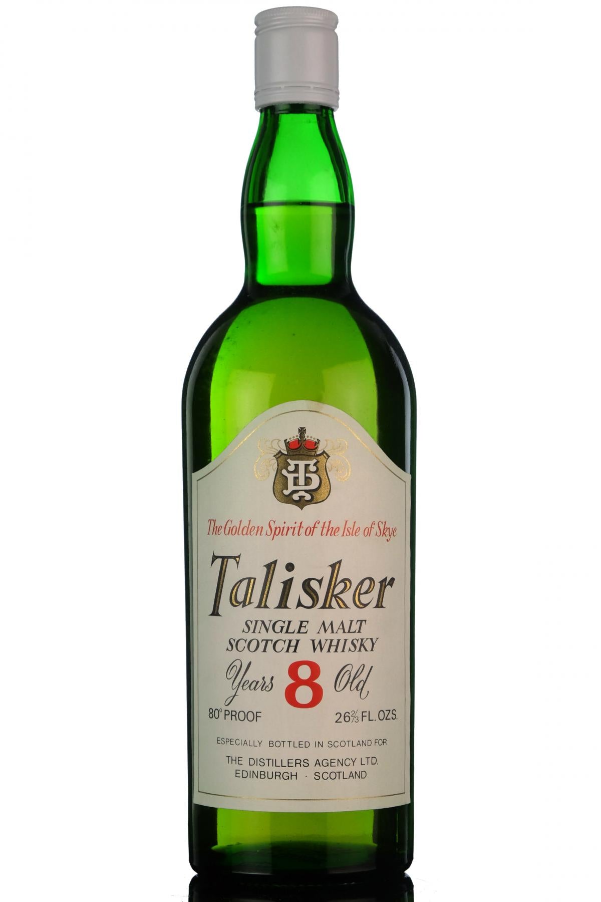 talisker 8 year old, bottled early 1970s, whisky sample,