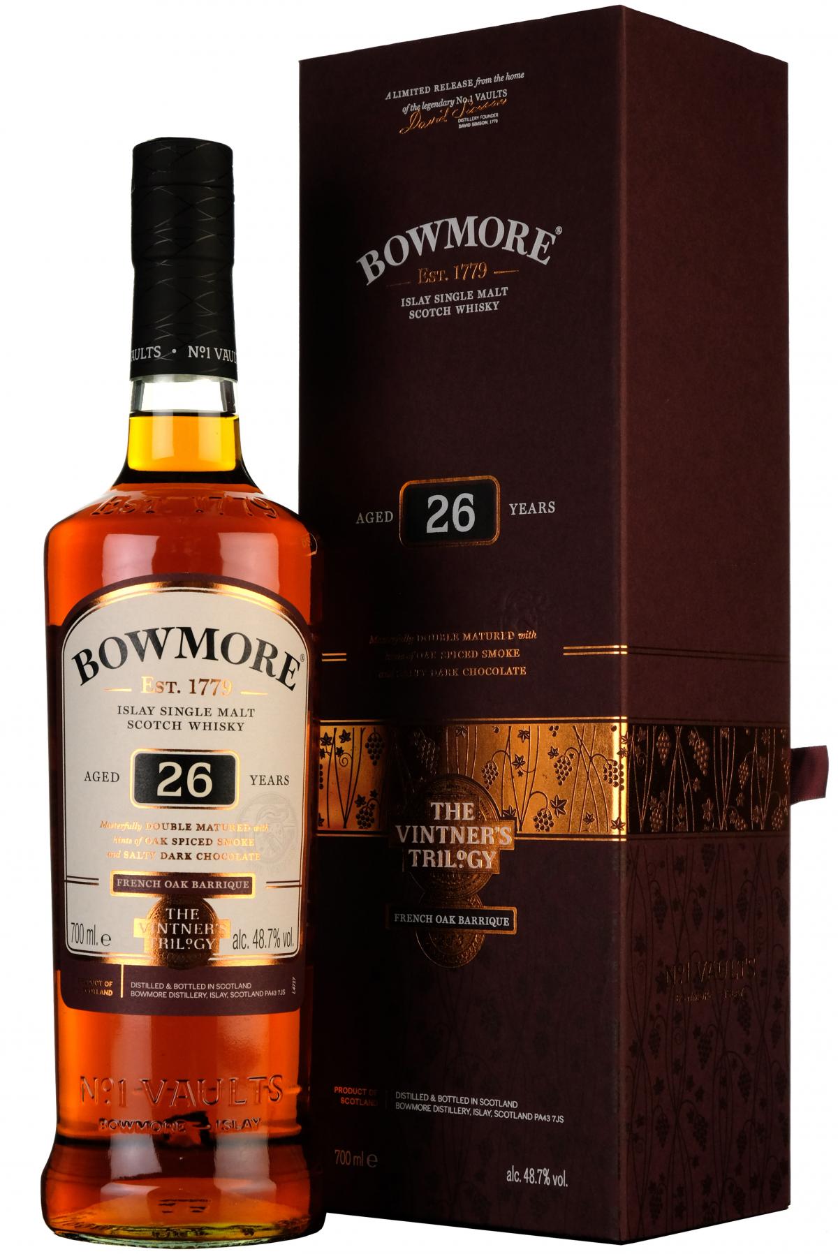 Bowmore 26 Year Old Vintners Trilogy