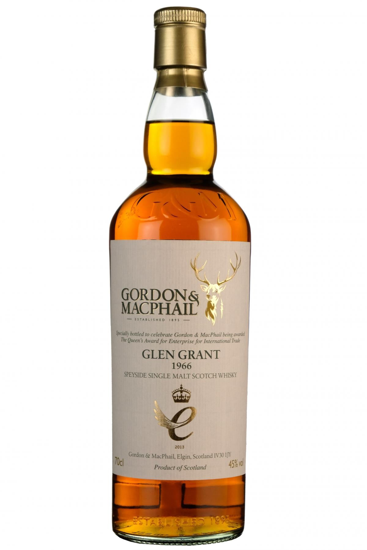 Glen Grant 1966-2013 | Gordon & MacPhail Queens Award