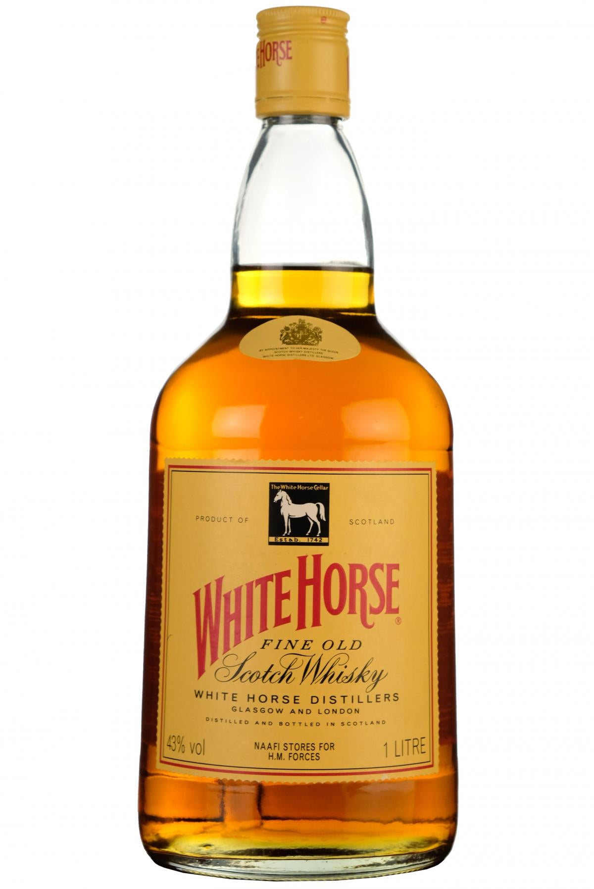 White Horse 1980s 1 Litre