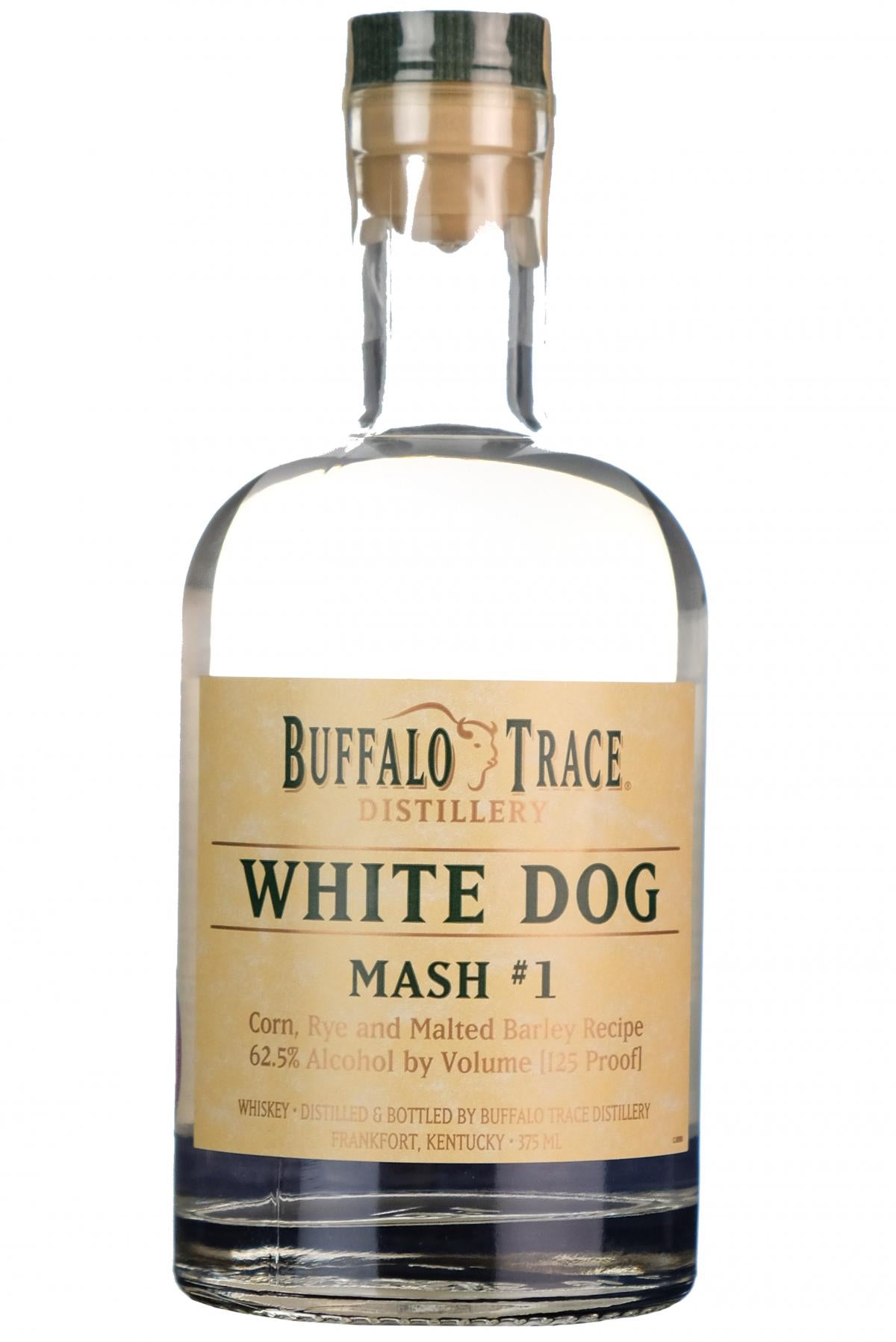 buffalo trace white dog mash #1 kentucky straight bourbon whiskey whisky america
