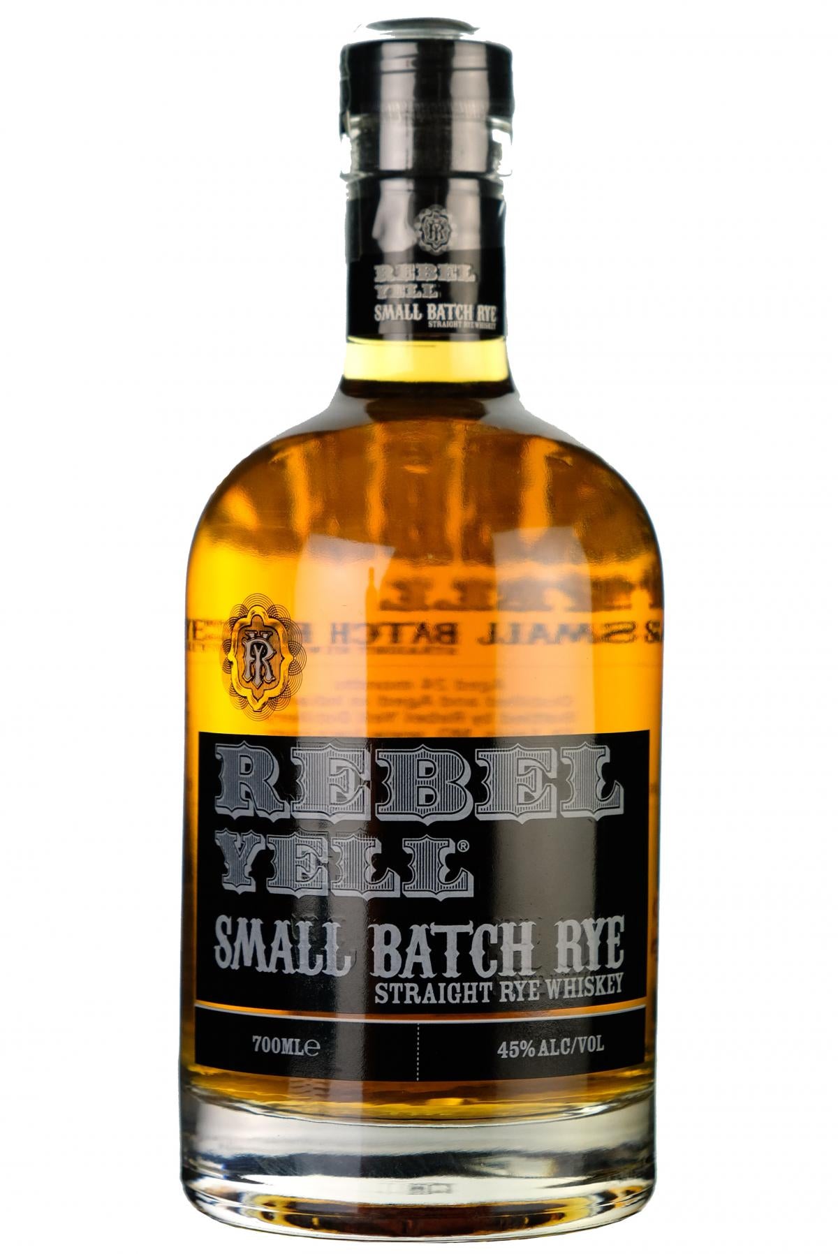 rebel yell small batch straight rye whiskey whisky kentucky
