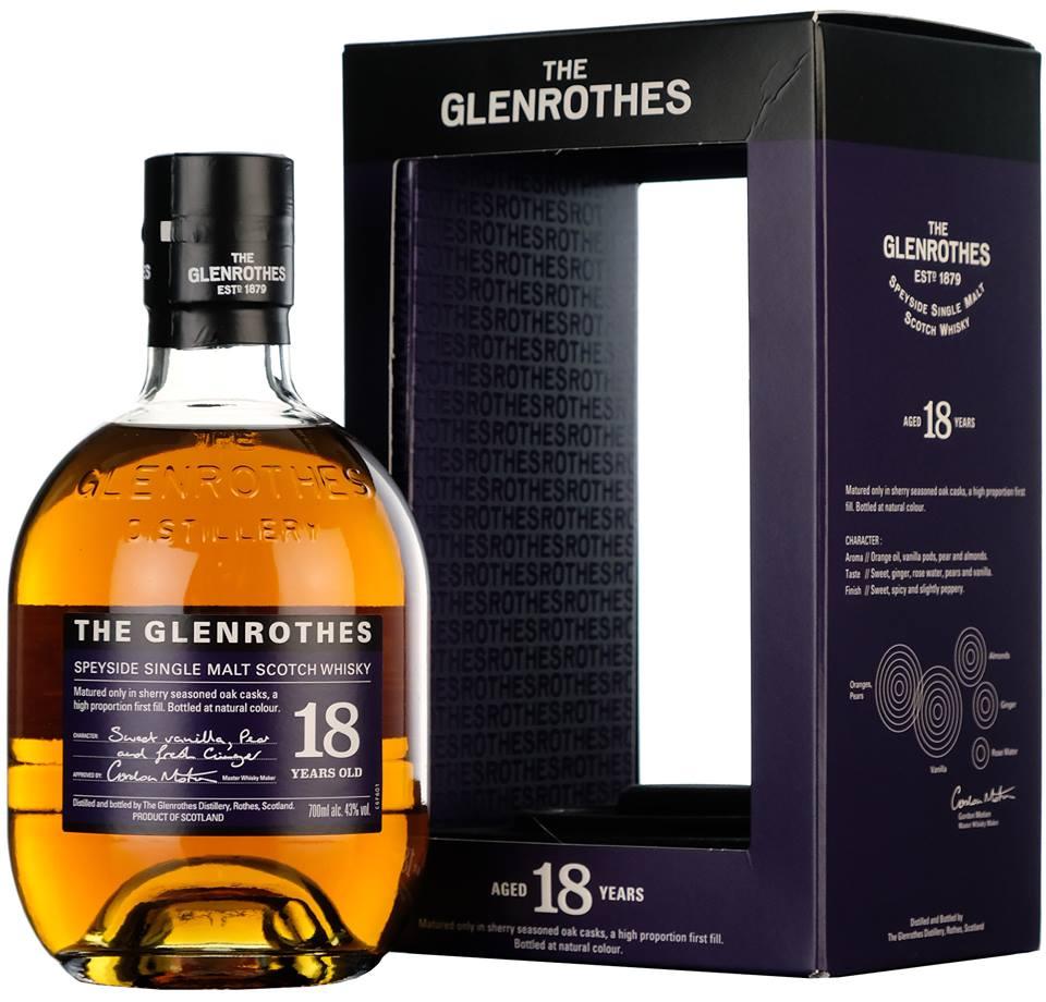 glenrothes 18 years old, speyside single malt scotch whisky whiskey sherry