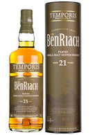 benriach temporis 21 year old peated speyside single malt scotch whisky whiskey