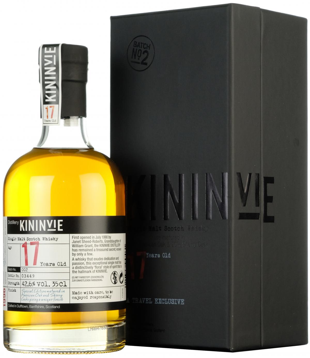 Kininvie 17 Year Old Batch 002