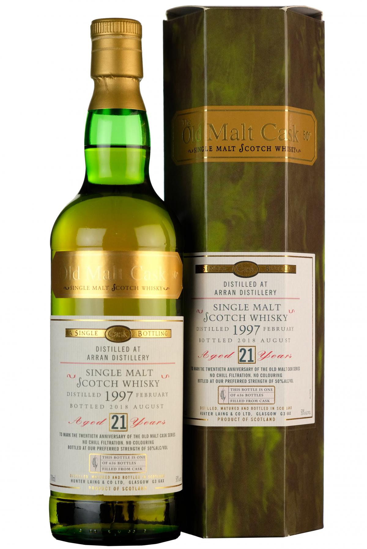 Arran 1997-2018 | 21 Year Old | Old Malt Cask 20th Anniversary