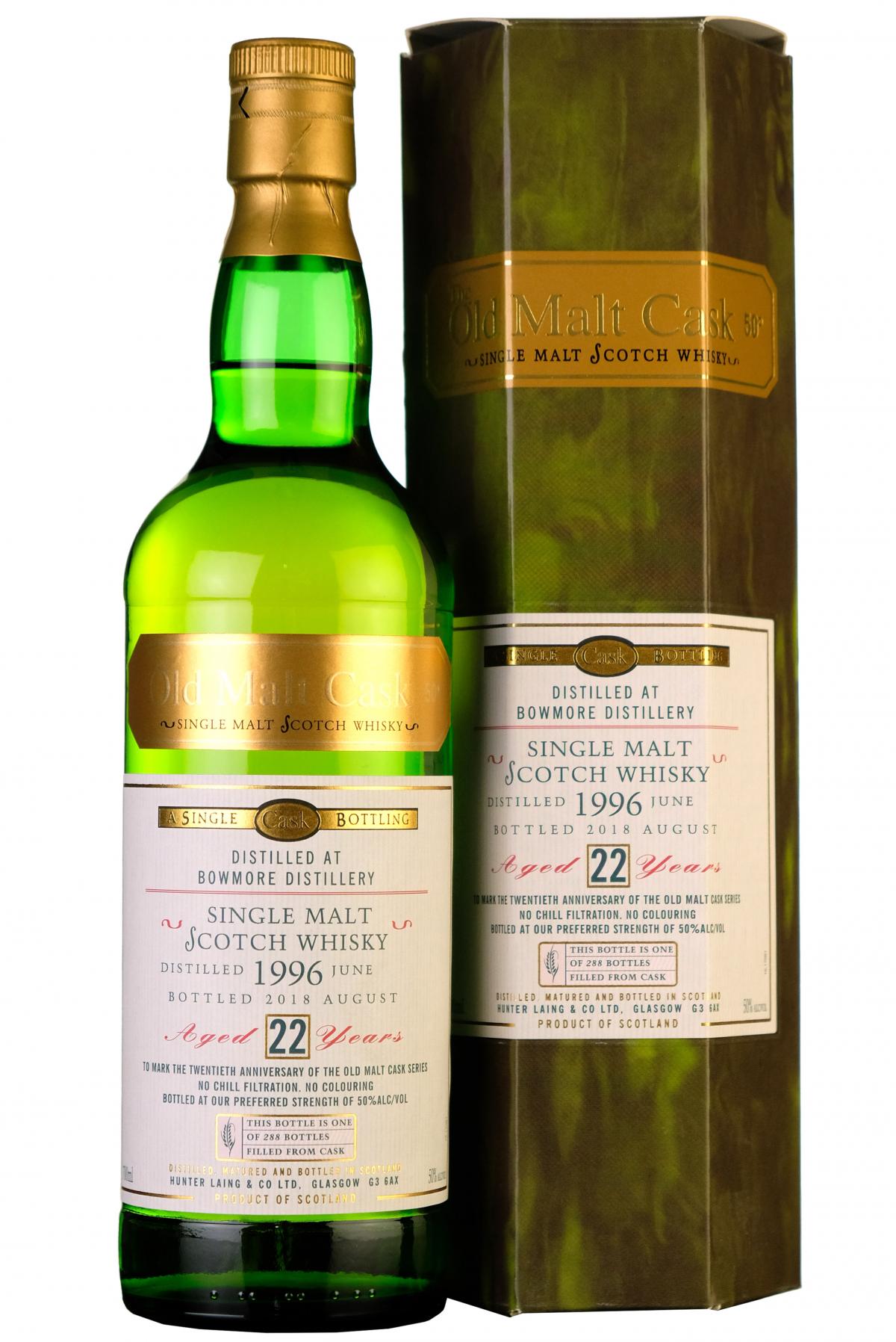 Bowmore 1996-2018 | 22 Year Old | Old Malt Cask 20th Anniversary