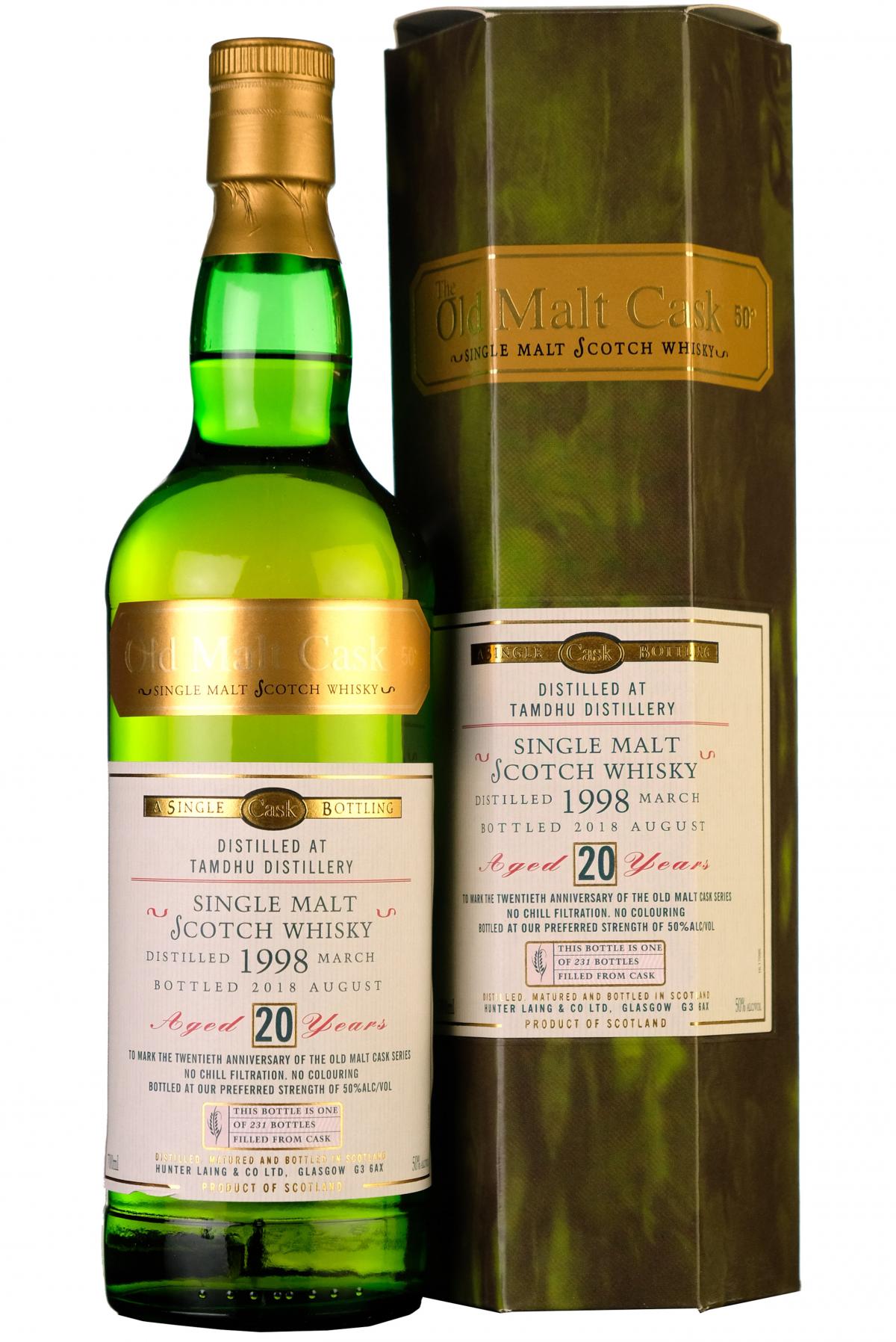 Tamdhu 1998-2018 | 20 Year Old | Old Malt Cask 20th Anniversary