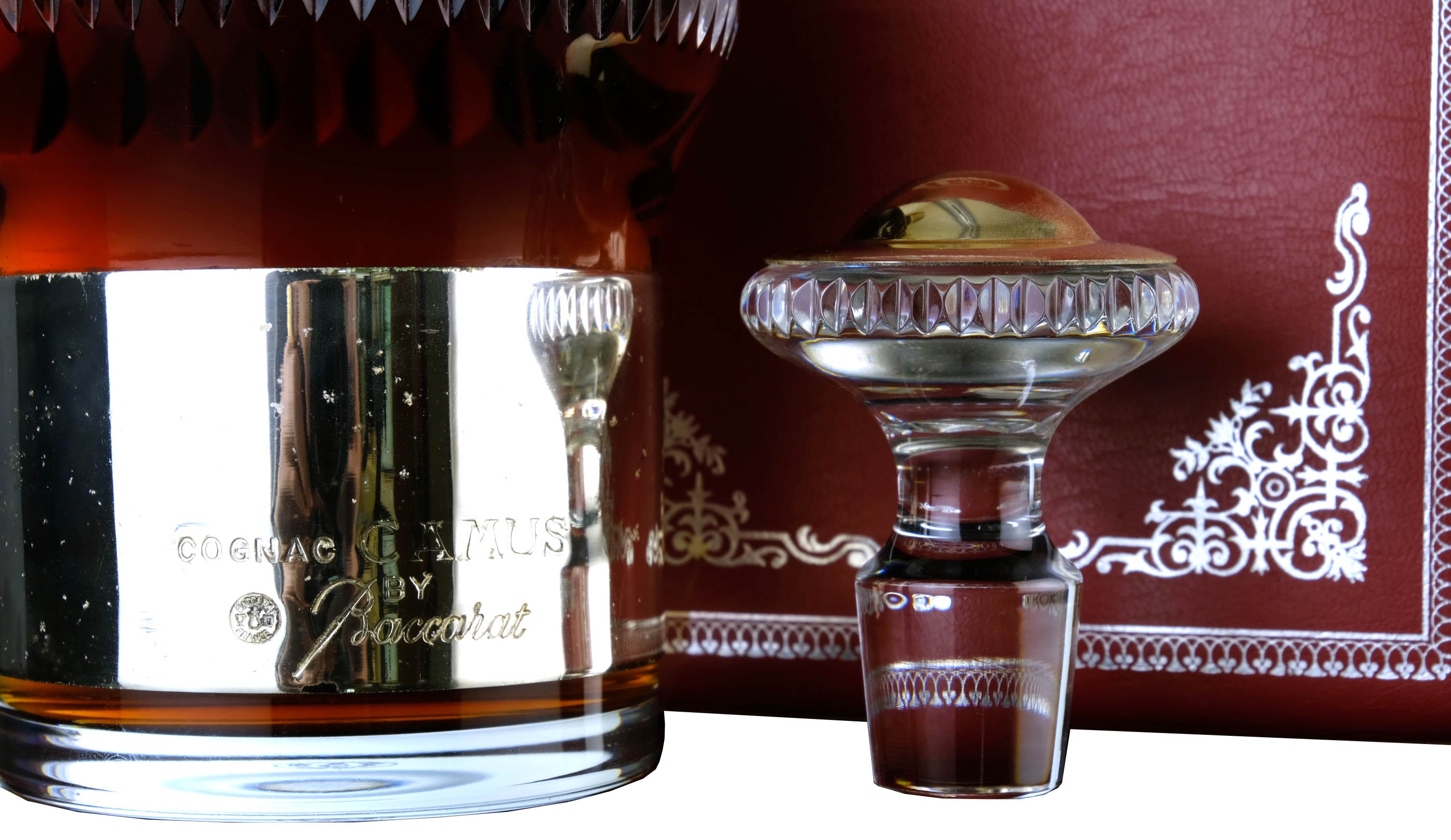 Camus Cognac Baccarat Crystal Decanter 1980s