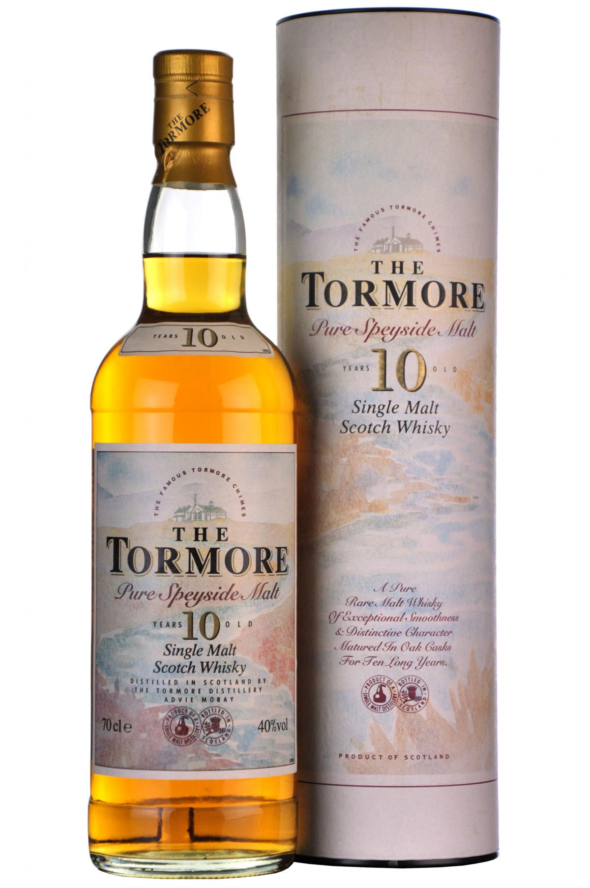 tormore 10 year old 1990s, speyside single malt scotch whisky