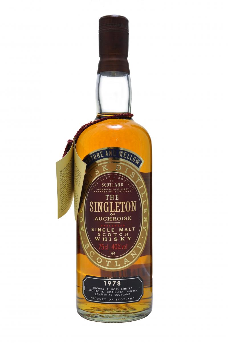 singleton, auchroisk, 1978, speyside single malt, scotch, whisky, whiskey