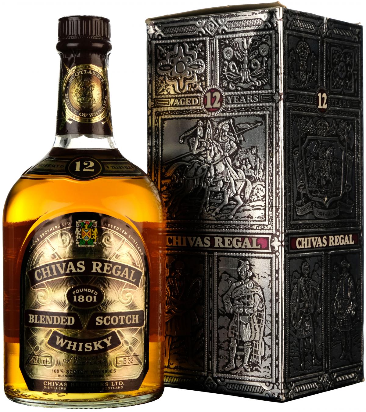 chivas, regal, 12, year, old, 75cl, blended, scotch, whisky, whiskey