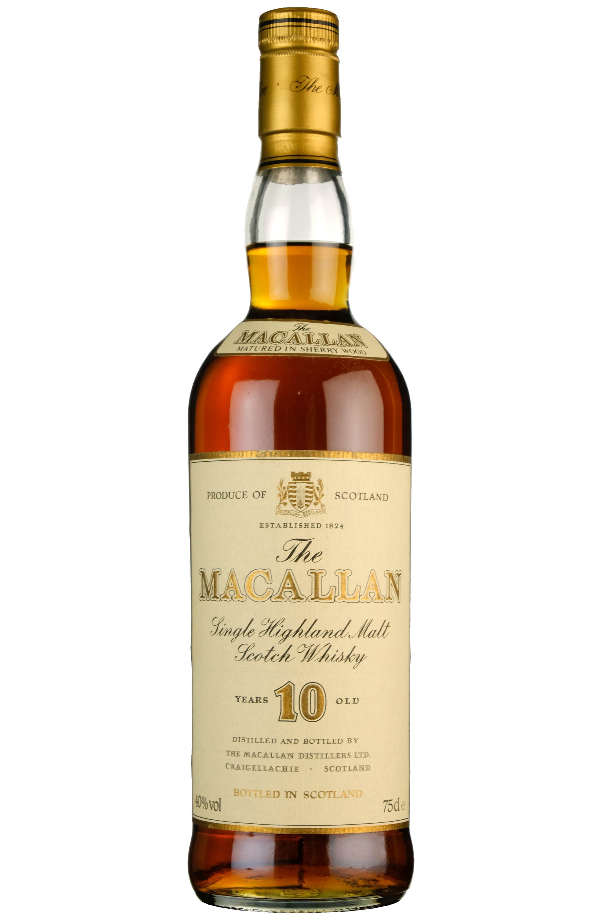 Macallan 10 Year Old Sherry Cask Circa 1990