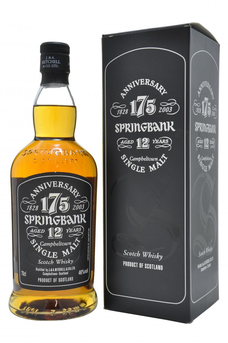 springbank, 175th, anniversry, 12, Year, Old, campbeltown, single, malt, scotch, whisky, whiskey
