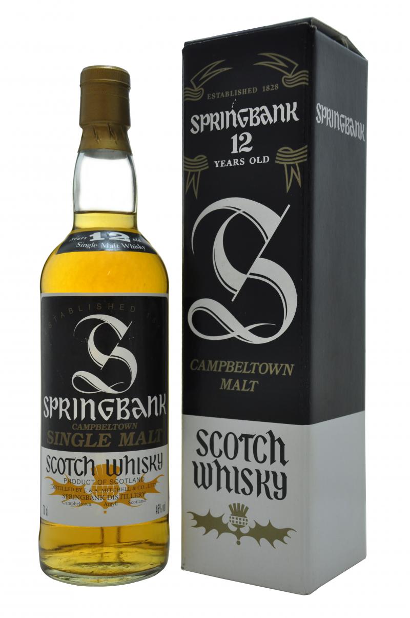 springbank, 12, year, old, campbeltown, single, malt, scotch, whisky, whiskey