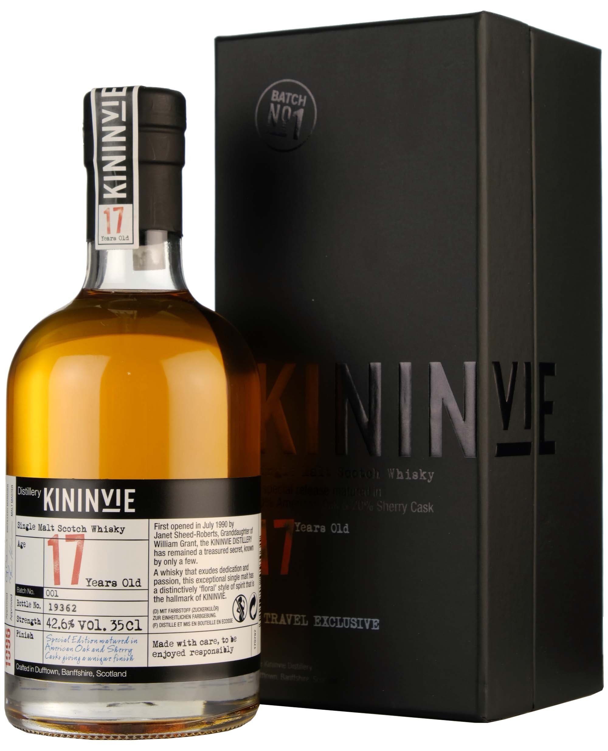 Kininvie 17 Year Old Batch 001