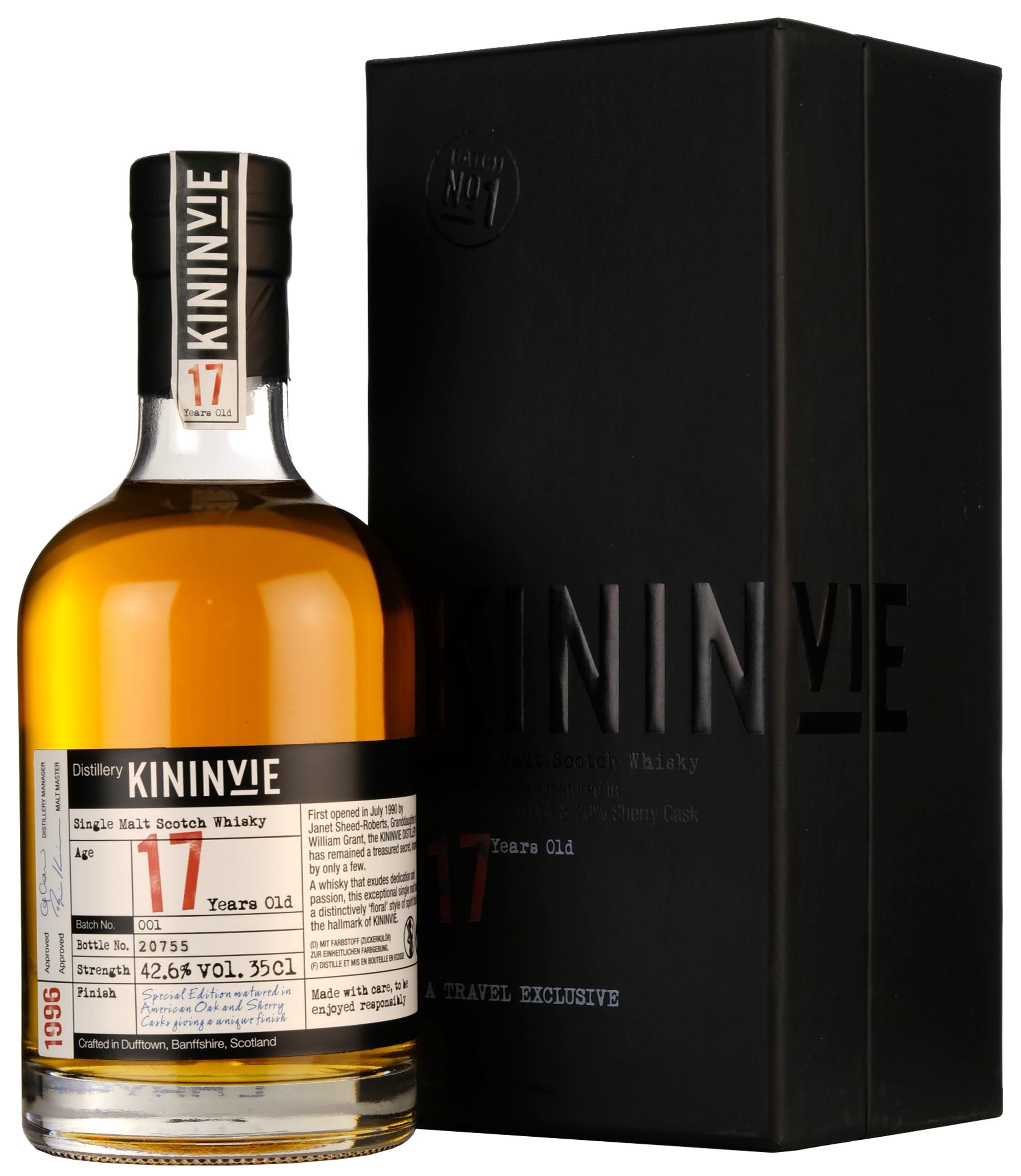 Kininvie 17 Year Old Batch 001