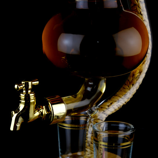 Pot Still Tap Single Malt Whisky Decanter With Glasses