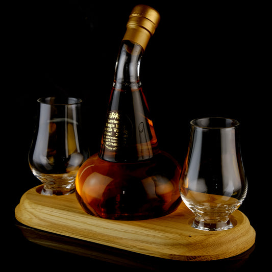 Pot Still Single Malt Whisky Decanter With Two Nosing Glasses