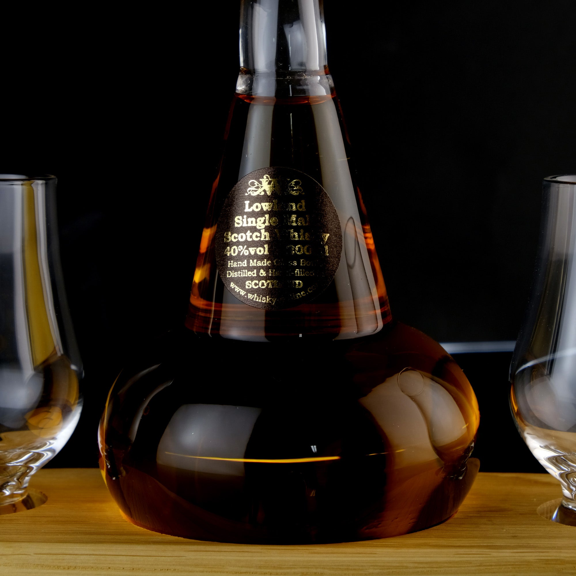 Pot Still Whisky Decanter With Two Nosing Glasses