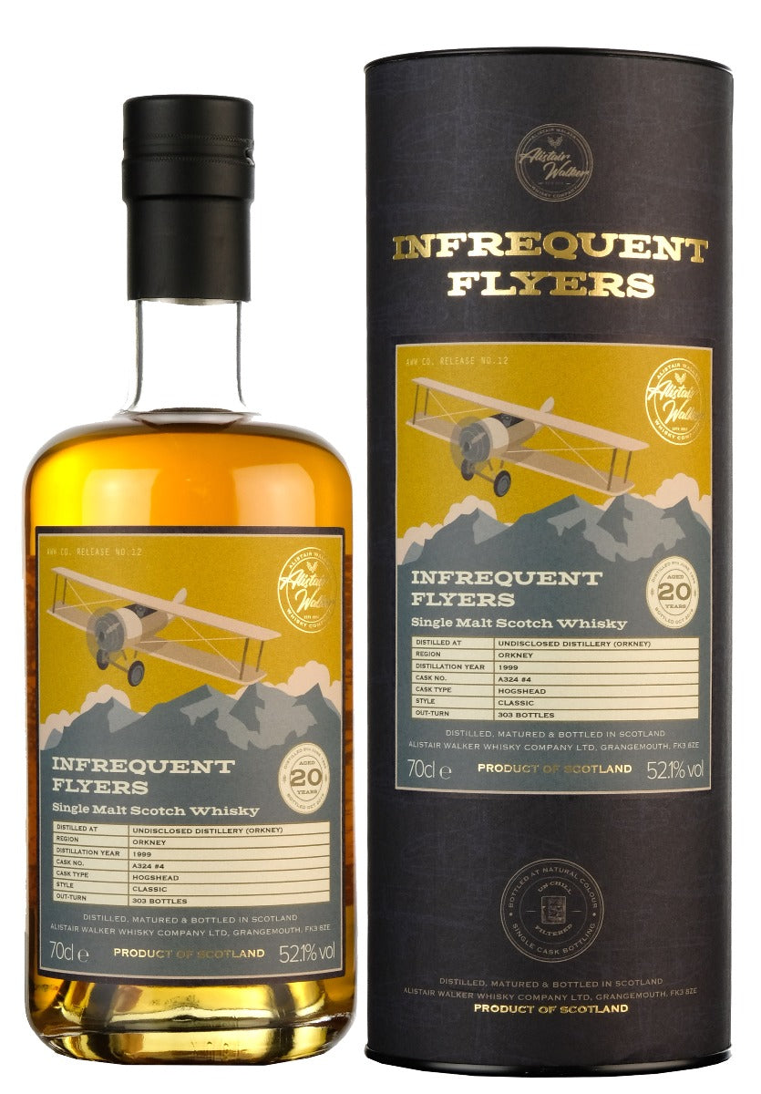 Undisclosed Orkney Distillery 1999-2019 | 20 Year Old Infrequent Flyers
